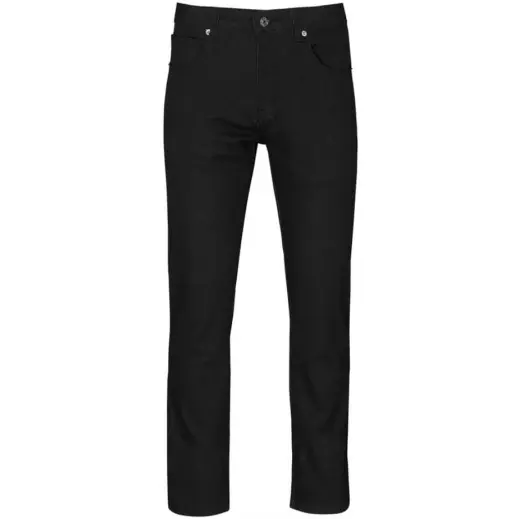 Mens Fashion Denim Jeans Black Front